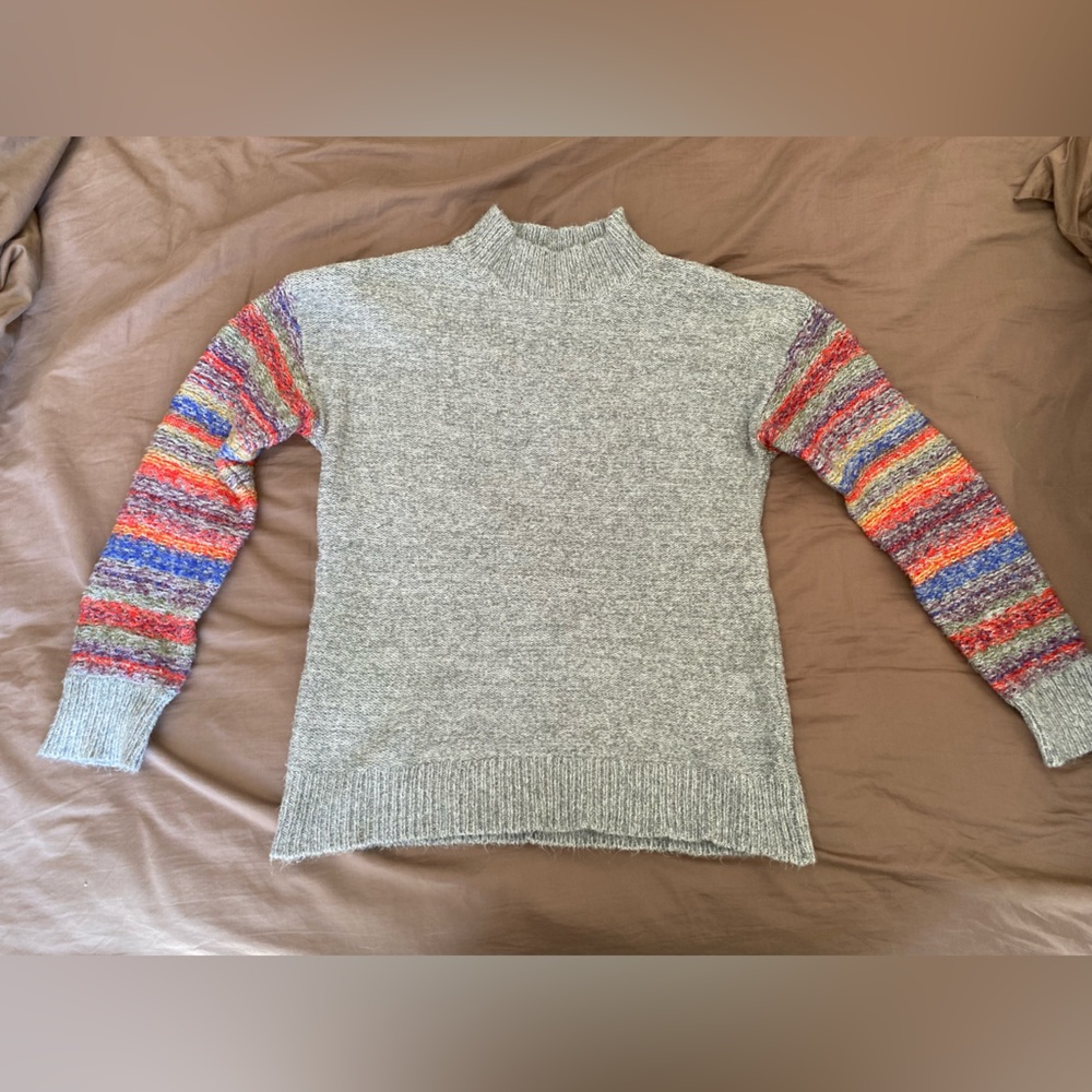 Soft gray sweater